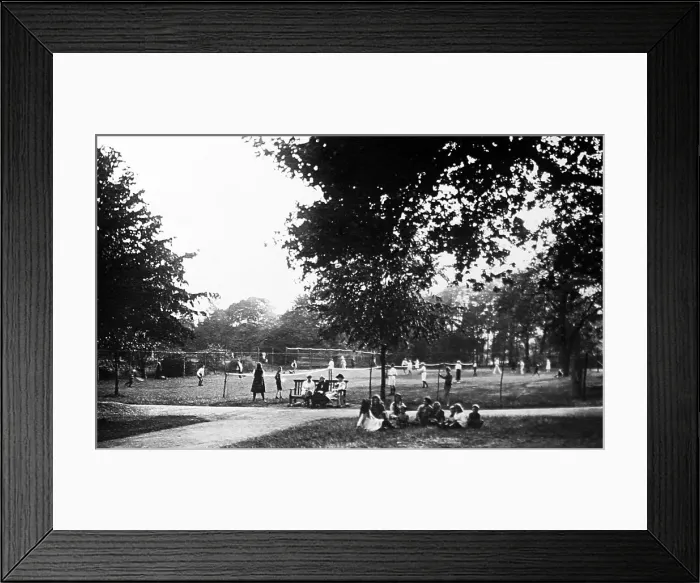 Framed Print : Tennis courts, Bournville village Framed Print : Tennis courts, Bournville village