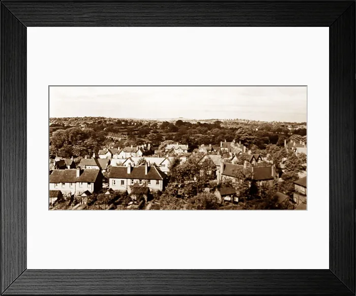 Framed Print : Bournville Village in the 1920s Framed Print : Bournville Village in the 1920s