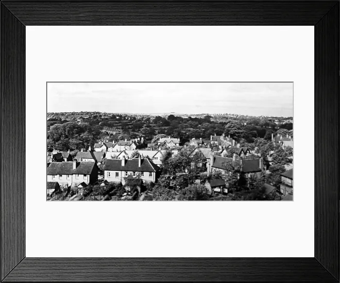 Framed Print : Panorama, Bournville village Framed Print : Panorama, Bournville village
