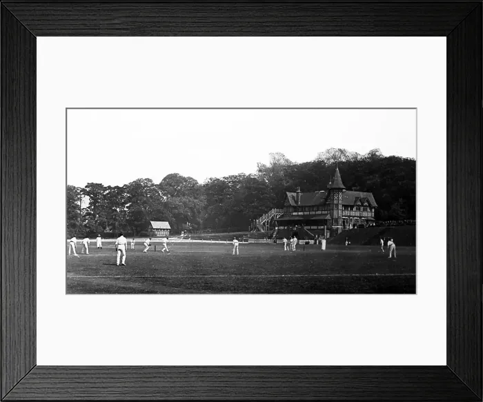 Framed Print : Cricket match, Bournville village Framed Print : Cricket match, Bournville village