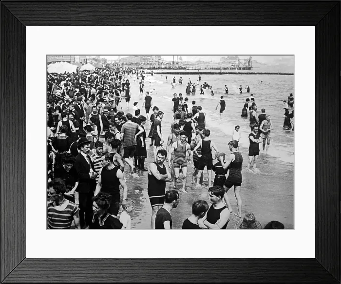Framed Print : Coney Island beach, New York, USA Framed Print : Coney Island beach, New York, USA