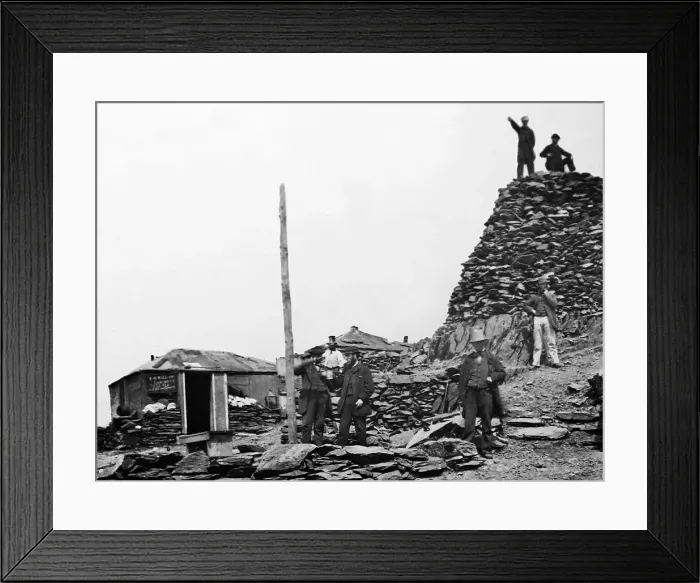 Framed Print : Summit of Mount Snowdon, Wales Framed Print : Summit of Mount Snowdon, Wales