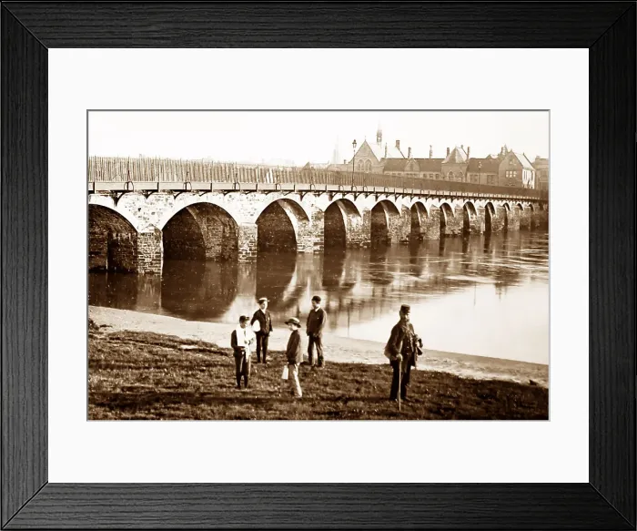 Framed Print : Barnstable Bridge