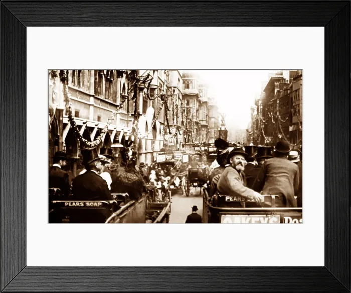 Framed Print : Horse bus on The Strand, London Framed Print : Horse bus on The Strand, London