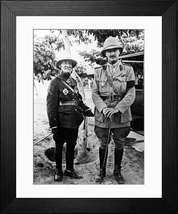 Framed Print : General Bailloud and General Allenby during WW1 Framed Print : General Bailloud and General Allenby during WW1