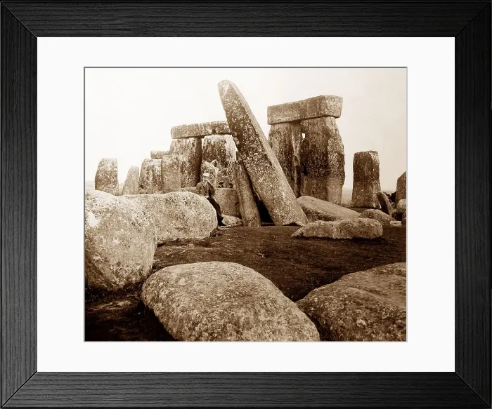 Framed Print : Stonehenge, early 1900s Framed Print : Stonehenge, early 1900s