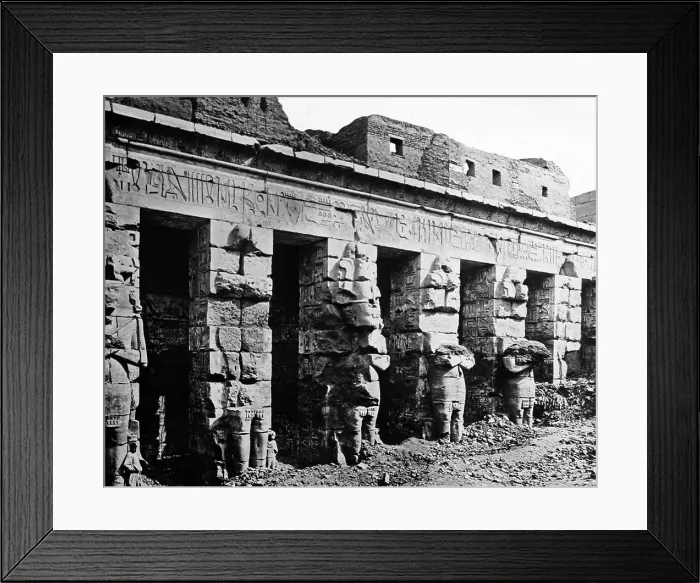 Framed Print : Medinet Habu, Thebes, Egypt Framed Print : Medinet Habu, Thebes, Egypt