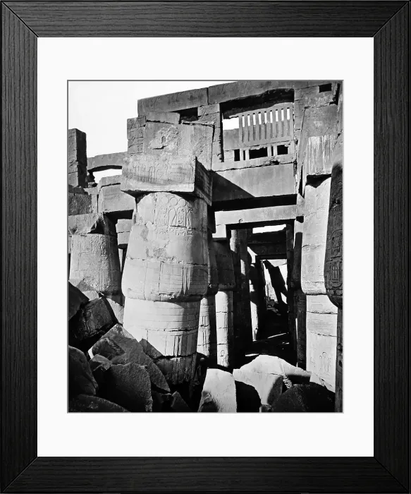 Framed Print : Temple at Karnak, Thebes, Egypt Framed Print : Temple at Karnak, Thebes, Egypt