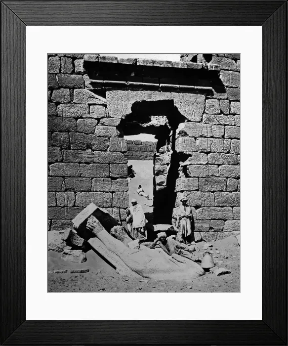 Framed Print : Temple, Sabooa, Nubia, Egypt Framed Print : Temple, Sabooa, Nubia, Egypt