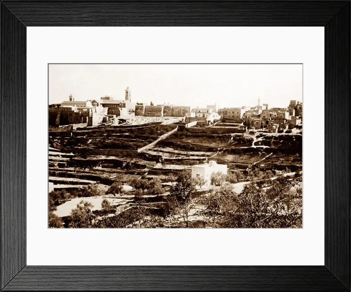 Framed Print : Bethlehem, Victorian period Framed Print : Bethlehem, Victorian period