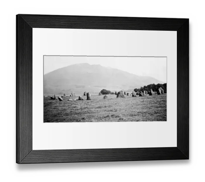 Framed Print : Castlerigg Stone Circle, early 1900s Framed Print : Castlerigg Stone Circle, early 1900s