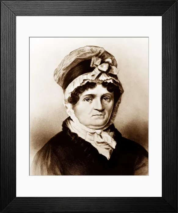 Framed Print : Illustration of Jean Armour, Mrs. Robert Burns Framed Print : Illustration of Jean Armour, Mrs. Robert Burns