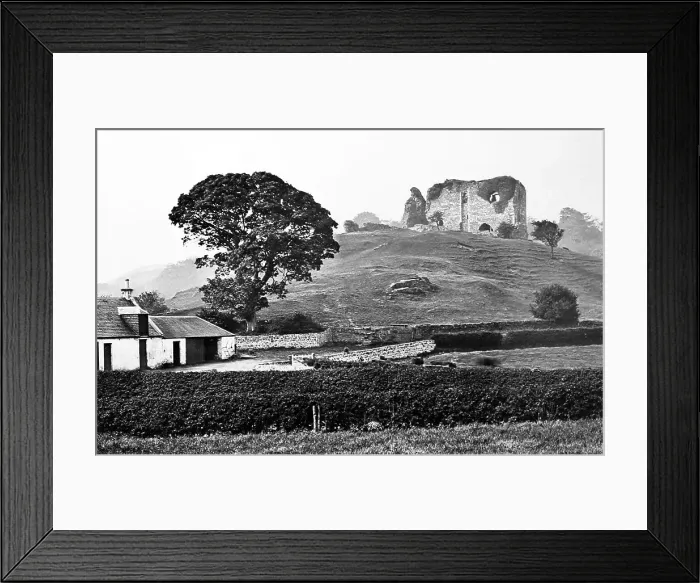 Framed Print : Dundonald Castle, Victorian period Framed Print : Dundonald Castle, Victorian period