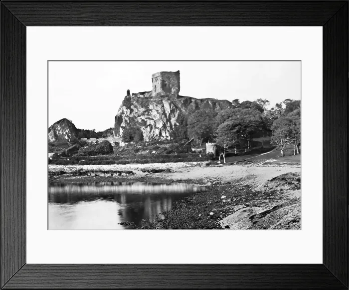 Framed Print : Dunollie Castle, Oban, Victorian period Framed Print : Dunollie Castle, Oban, Victorian period
