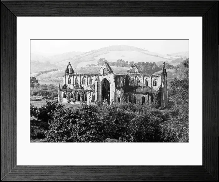 Framed Print : Tintern Abbey, Victorian period Framed Print : Tintern Abbey, Victorian period