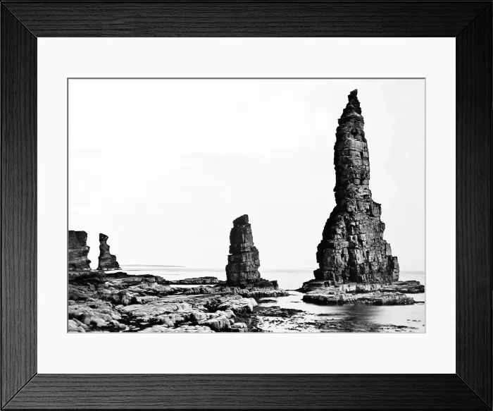 Framed Print : Duncansby Stacks, Scotland, Victorian period Framed Print : Duncansby Stacks, Scotland, Victorian period