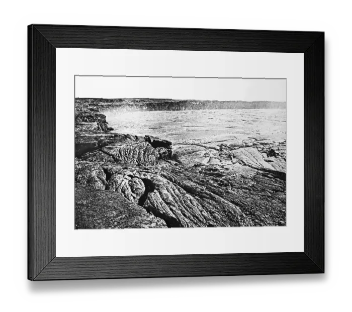 Framed Print : Kilauea Volcano, Hawaii, Victorian period Framed Print : Kilauea Volcano, Hawaii, Victorian period