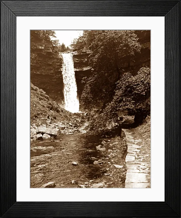 Framed Print : Hardraw Force, Hawes in the 1930s Framed Print : Hardraw Force, Hawes in the 1930s