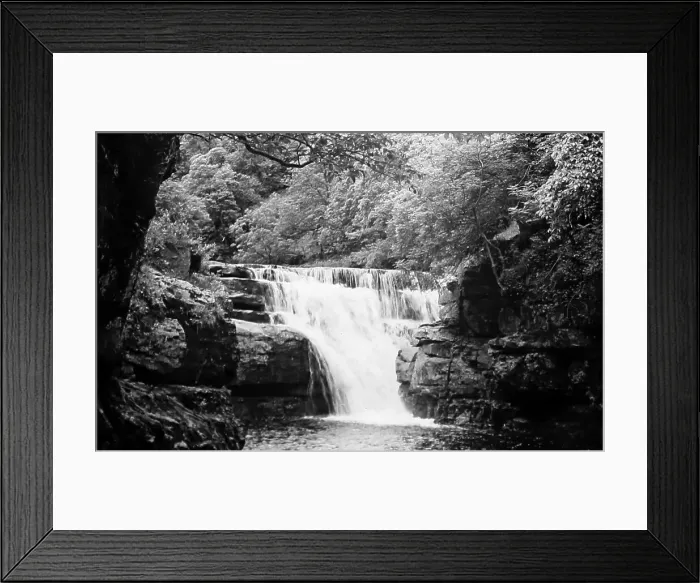 Framed Print : Kisdon Force, Keld in the 1930s Framed Print : Kisdon Force, Keld in the 1930s