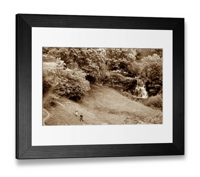 Framed Print : Catrake Force, River Swale in the 1930s Framed Print : Catrake Force, River Swale in the 1930s