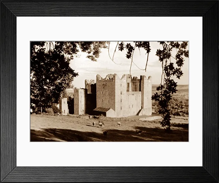 Framed Print : Bolton Castle in the 1930s Framed Print : Bolton Castle in the 1930s