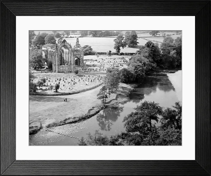 Framed Print : Bolton Abbey in the 1930s Framed Print : Bolton Abbey in the 1930s