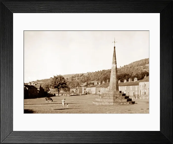 Framed Print : West Burton in the 1930s Framed Print : West Burton in the 1930s