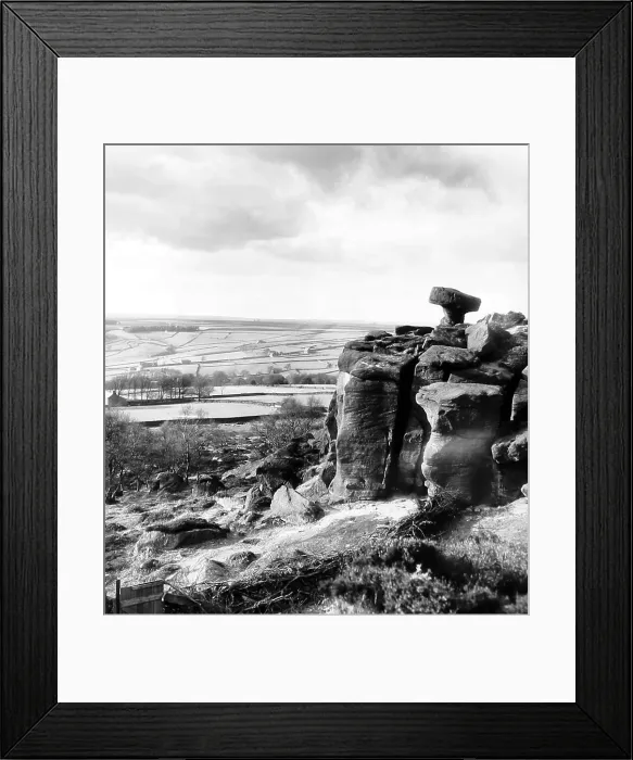 Framed Print : Brimham Rocks in the 1930s Framed Print : Brimham Rocks in the 1930s