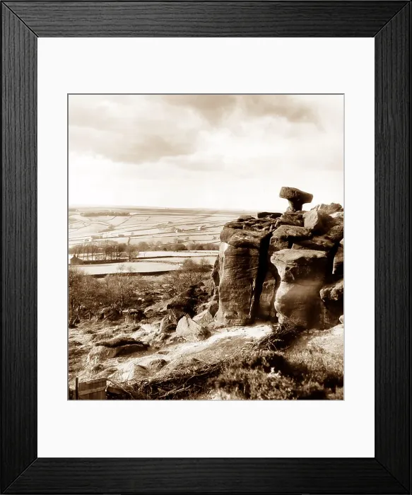 Framed Print : Brimham Rocks in the 1930s Framed Print : Brimham Rocks in the 1930s