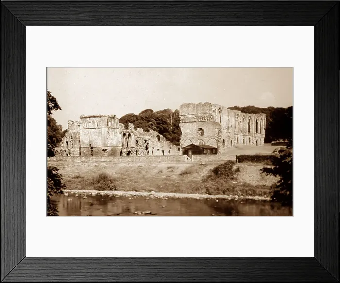 Framed Print : Easby Abbey in the 1930s Framed Print : Easby Abbey in the 1930s