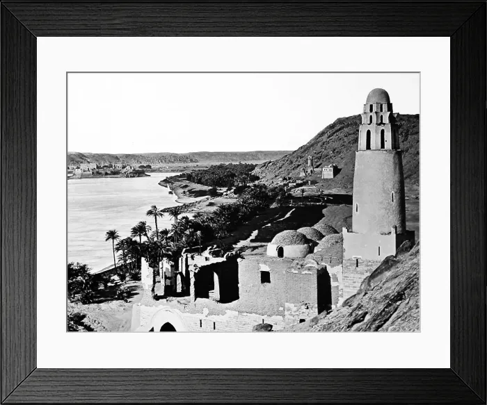 Framed Print : Mosque of Mishdd, Philae, Egypt, Victorian period Framed Print : Mosque of Mishdd, Philae, Egypt, Victorian period