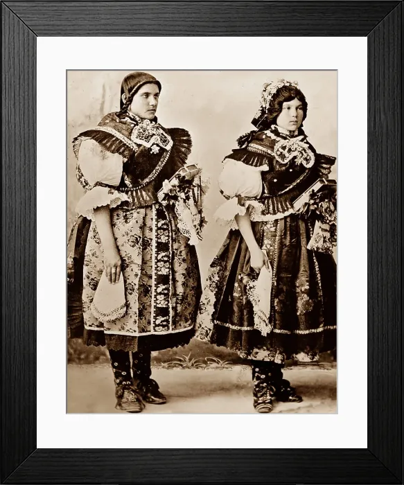Framed Print : Magyr girls, Budapest, Hungary Framed Print : Magyr girls, Budapest, Hungary