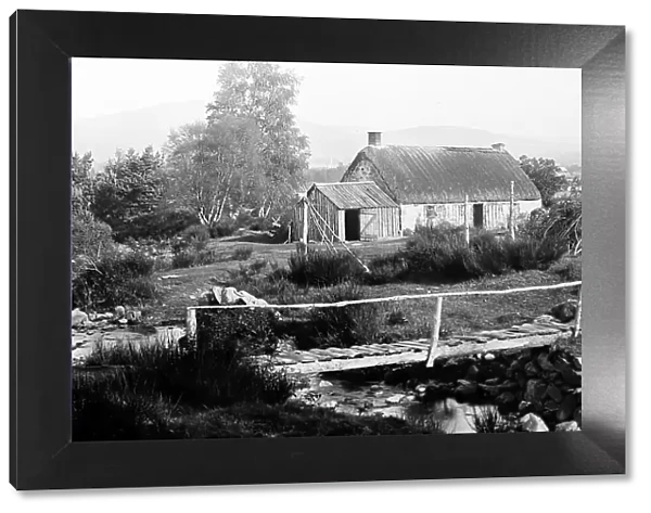 A cottage near Aboyne, Scotland, Victorian period