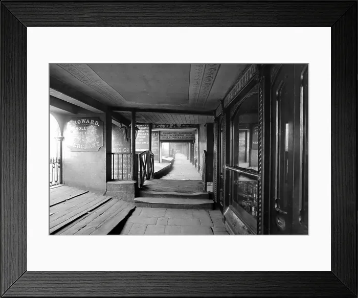 Framed Print : Bridge Street Row, Chester, Victorian period Framed Print : Bridge Street Row, Chester, Victorian period