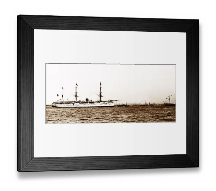 Framed Print : Royal Navy HMS Jumna Framed Print : Royal Navy HMS Jumna
