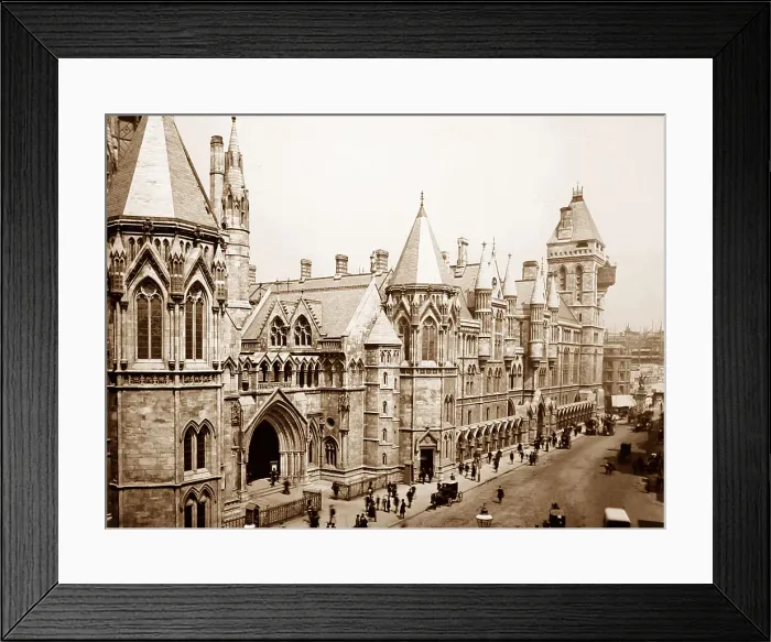 Framed Print : Royal Courts of Justice, London Framed Print : Royal Courts of Justice, London