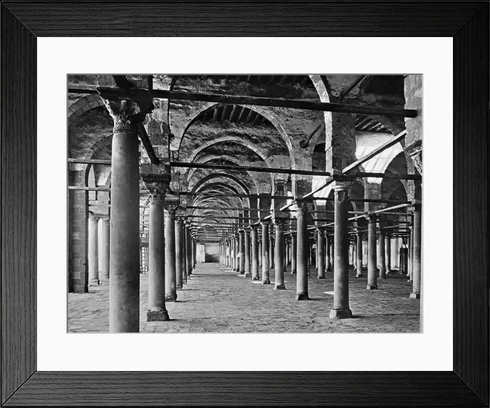 Framed Print : Mosque of Amer, Cairo, Egypt, Victorian period Framed Print : Mosque of Amer, Cairo, Egypt, Victorian period