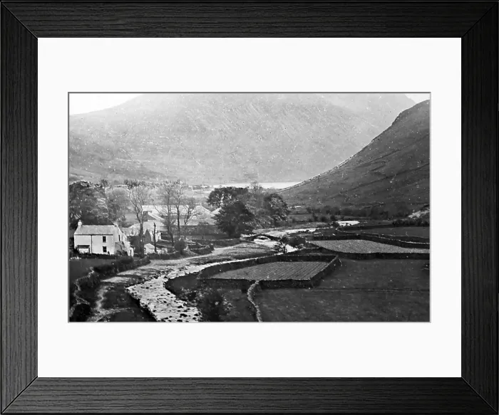 Framed Print : Wasdale, Lake District, Victorian period Framed Print : Wasdale, Lake District, Victorian period