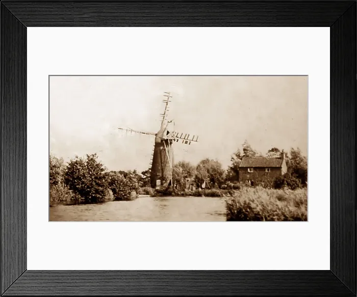 Framed Print : Hunsett Mill, early 1900s Framed Print : Hunsett Mill, early 1900s