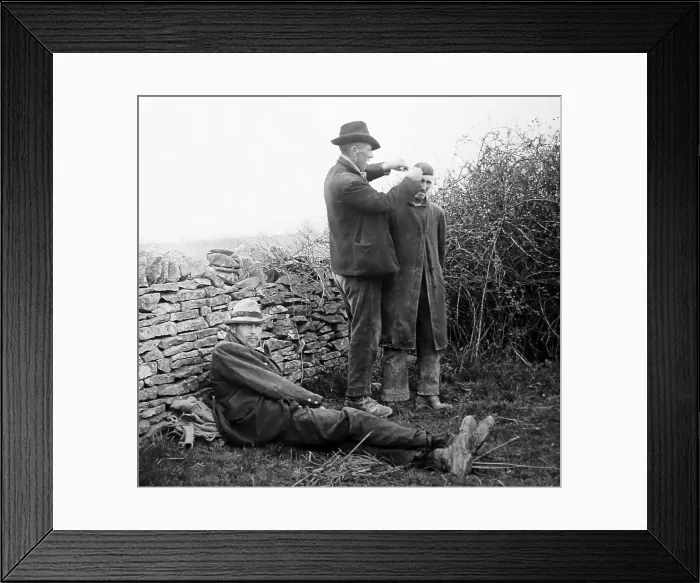Framed Print : Itinerant barber Framed Print : Itinerant barber