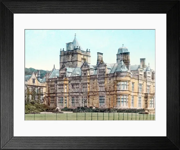 Framed Print : Holker Hall, Grange over Sands, Victorian period Framed Print : Holker Hall, Grange over Sands, Victorian period
