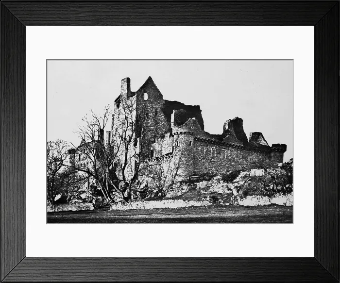 Framed Print : Craigmillar Castle, Victorian period Framed Print : Craigmillar Castle, Victorian period