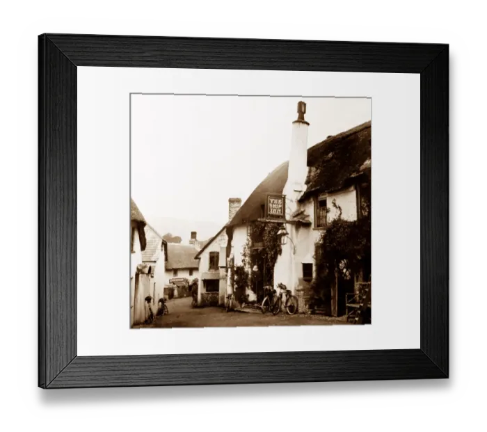 Framed Print : The Ship Inn, Porlock Framed Print : The Ship Inn, Porlock