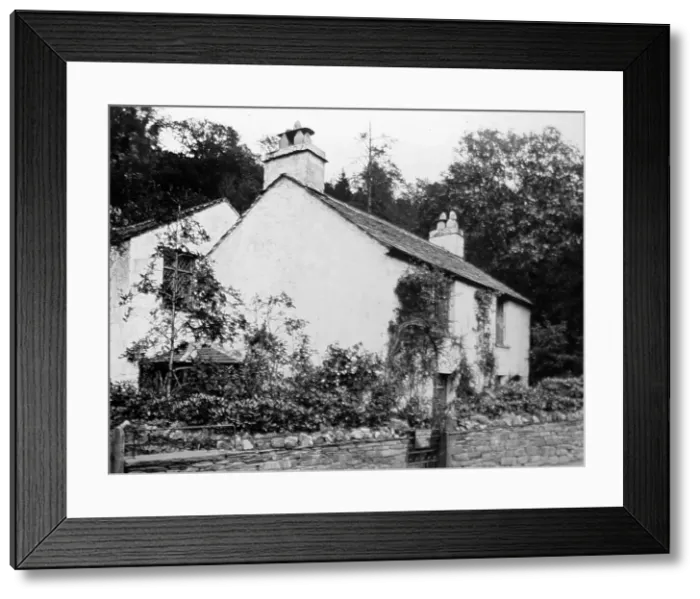 Framed Print : Dove Cottage, Grasmere, early 1900s Framed Print : Dove Cottage, Grasmere, early 1900s