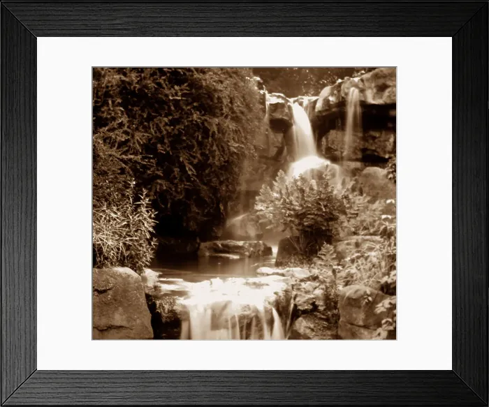 Framed Print : Cascade waterfall, Battersea Park, London Framed Print : Cascade waterfall, Battersea Park, London