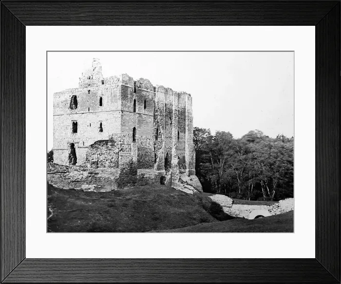 Framed Print : Norham Castle, Victorian period Framed Print : Norham Castle, Victorian period