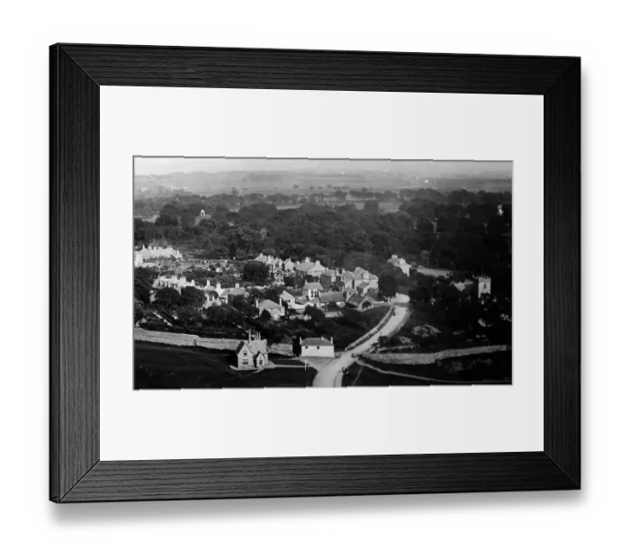 Framed Print : Panorama of Duddingston near Edinburgh, Victorian period Framed Print : Panorama of Duddingston near Edinburgh, Victorian period