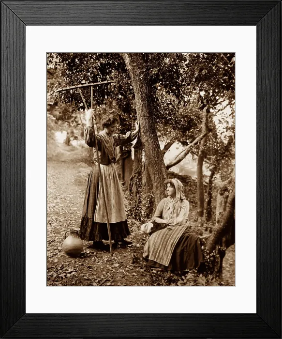 Framed Print : Rural life, Victorian period Framed Print : Rural life, Victorian period