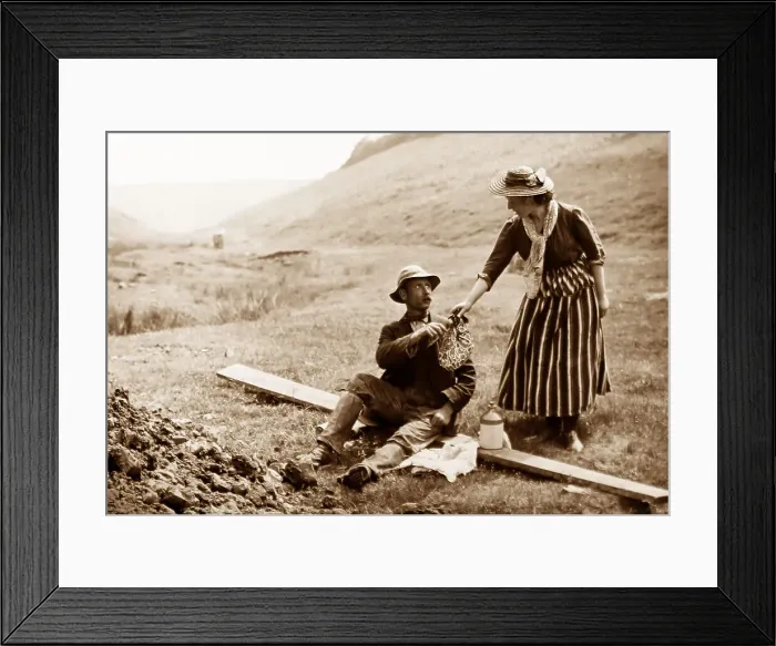 Framed Print : Rural life, Victorian period Framed Print : Rural life, Victorian period