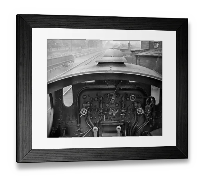 Framed Print : Steam engine cab Framed Print : Steam engine cab
